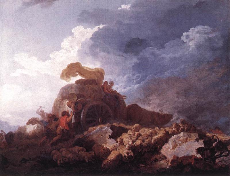 Jean Honore Fragonard The Storm Germany oil painting art